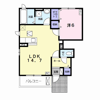 グランパレス　カシマ　Ⅰ 101【管理NO：1-025834301-01010】 ★家具家電は申し込み後に搬入します★ ★2026年11月中旬入居可能★の物件画像