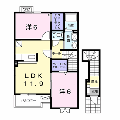 フォンテーヌⅧ 202【管理NO：1-015035403-02020】 ★家具家電は申し込み後に搬入します★ ★2026年11月中旬入居可能★の物件画像