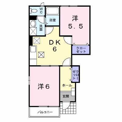 ル・シエルⅠ 101【管理NO：1-011855601-01010】 ★家具家電は申し込み後に搬入します★ ★2026年11月中旬入居可能★の物件画像