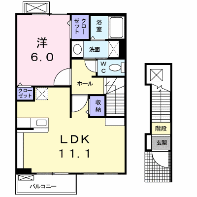 プラシードⅢ 202【管理NO：1-015410401-02020】 ★家具家電は申し込み後に搬入します★ ★2026年11月中旬入居可能★の物件画像
