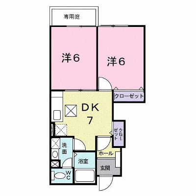 メゾン・Ｙ・Ｓ・Ｋ 102【管理NO：1-010065601-01020】 ★家具家電は申し込み後に搬入します★ ★2026年12月上旬入居可能★の物件画像