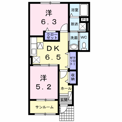 ベルソレイユⅠ 103【管理NO：1-016466701-01030】 ★家具家電は申し込み後に搬入します★ ★2026年11月中旬入居可能★の物件画像