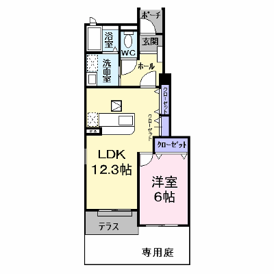 ルミエール 104【管理NO：1-013141901-01040】 ★家具家電は申し込み後に搬入します★ ★2026年11月下旬入居可能★の物件画像