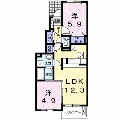 シャルマン　オーブ 102【管理NO：1-016017101-01020】 ★家具家電は申し込み後に搬入します★ ★2026年10月中旬入居可能★の物件画像