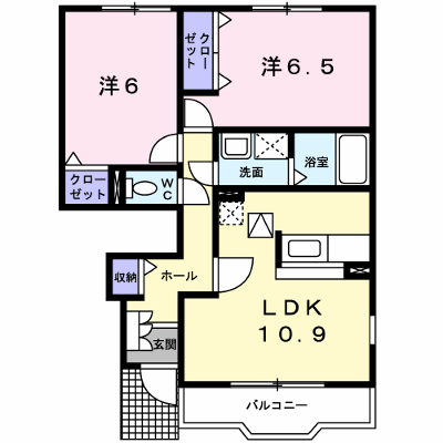 レザン・ジャルダンＣ 102【管理NO：1-012509503-01020】 ★家具家電は申し込み後に搬入します★ ★2026年10月下旬入居可能★の物件画像