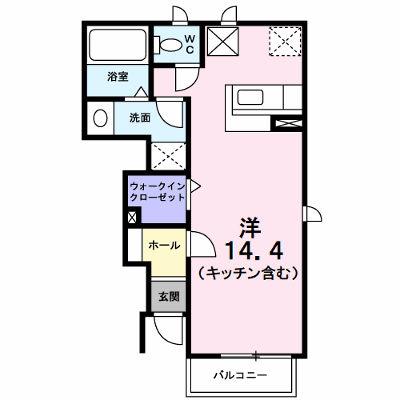 ベニール天神Ａ 103【管理NO：1-011626701-01030】 ★家具家電は申し込み後に搬入します★ ★2026年11月中旬入居可能★の物件画像