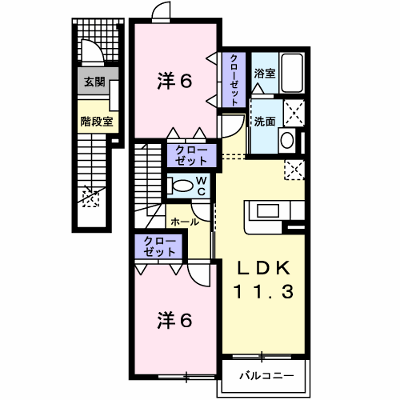 シャン・モルティ 203【管理NO：1-013421601-02030】 ★家具家電は申し込み後に搬入します★ ★2026年11月中旬入居可能★の物件画像