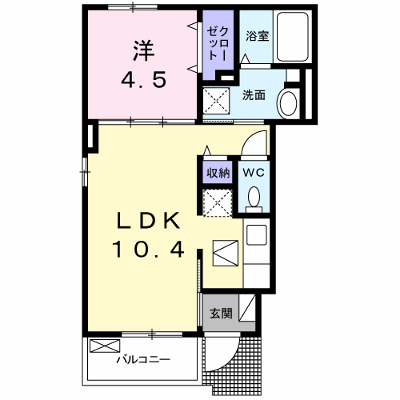 リヴィエールⅡ 101【管理NO：1-023323102-01010】 ★家具家電は申し込み後に搬入します★ ★2026年11月中旬入居可能★の物件画像