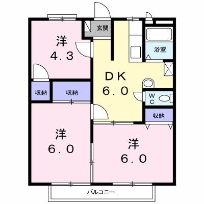 サンシティ小野田　Ｂ 201【管理NO：1-099173301-02010】 ★家具家電は申し込み後に搬入します★ ★2026年11月中旬入居可能★の物件画像