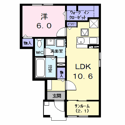 ルミエール 102【管理NO：1-028715501-01020】 ★家具家電は申し込み後に搬入します★ ★2027年01月下旬入居可能★の物件画像