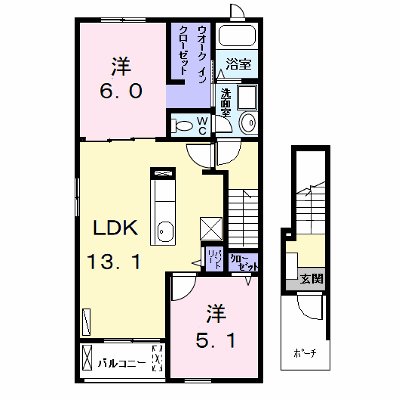 サンヒルズ小本 201【管理NO：1-019537801-02010】 ★家具家電は申し込み後に搬入します★ ★2026年11月中旬入居可能★の物件画像