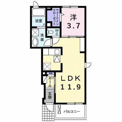 フォルティッシモＢ 105【管理NO：1-021989602-01040】 ★家具家電は申し込み後に搬入します★の物件画像