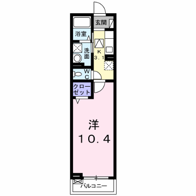 ブランルミエール 104【管理NO：1-021982701-01040】 ★家具家電は申し込み後に搬入します★ ★2026年11月中旬入居可能★の物件画像