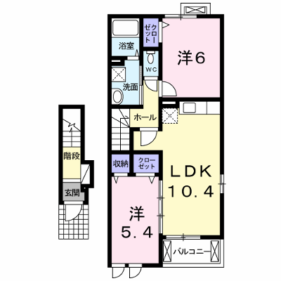 フレージュ 202【管理NO：1-017101801-02020】 ★家具家電は申し込み後に搬入します★ ★2026年12月上旬入居可能★の物件画像
