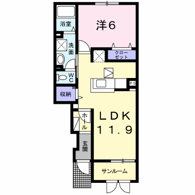 ルーチェ　ソラーレ 102【管理NO：1-019728701-01020】 ★家具家電は申し込み後に搬入します★ ★2026年11月中旬入居可能★の物件画像