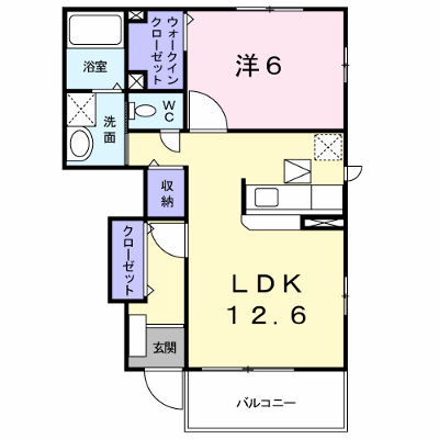 カルム　ジェルメ 102【管理NO：1-014460201-01020】 ★家具家電は申し込み後に搬入します★ ★2026年11月中旬入居可能★の物件画像