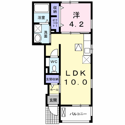 メゾン　グランディール 105【管理NO：1-021256301-01050】 ★家具家電は申し込み後に搬入します★ ★2026年10月中旬入居可能★の物件画像