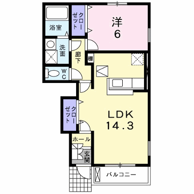 プロムナードＡ 103【管理NO：1-014774201-01030】 ★家具家電は申し込み後に搬入します★ ★2026年11月中旬入居可能★の物件画像