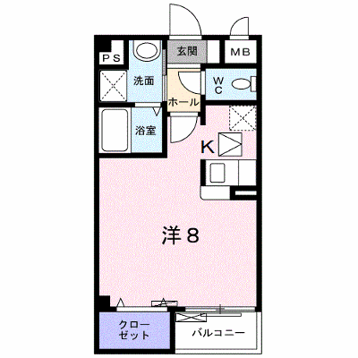 パレット法蓮 202【管理NO：1-014231401-02020】 ★家具家電は申し込み後に搬入します★ ★2026年10月下旬入居可能★の物件画像