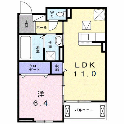 シャルール　メゾン　Ⅱ 102【管理NO：1-024861702-01020】 ★家具家電は申し込み後に搬入します★ ★2026年11月中旬入居可能★の物件画像