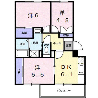 エルディム本町Ⅲ 202【管理NO：1-004318701-02020】 ★家具家電は申し込み後に搬入します★ ★2026年10月下旬入居可能★の物件画像