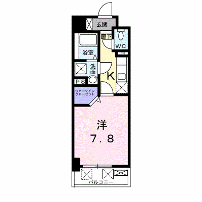 ルーベル中村 402【管理NO：1-025936301-04020】 ★家具家電は申し込み後に搬入します★ ★2026年11月中旬入居可能★の物件画像