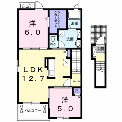 サウス　ブリーズ　ツバキ　Ⅱ 203【管理NO：1-022908902-02030】 ★家具家電は申し込み後に搬入します★ ★2026年11月中旬入居可能★の物件画像