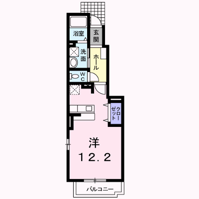 Ｉｒｉｓｈ 105【管理NO：1-016461301-01040】 ★家具家電は申し込み後に搬入します★ ★2026年10月下旬入居可能★の物件画像