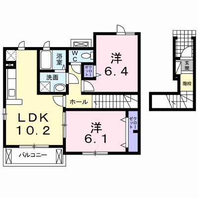 ハーモニーＭ 203【管理NO：1-016517701-02030】 ★家具家電は申し込み後に搬入します★ ★2026年11月中旬入居可能★の物件画像