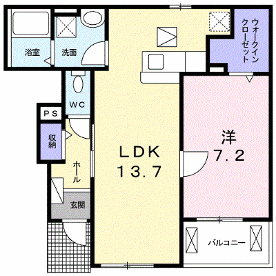 プレミアムⅡ 103【管理NO：1-022666102-01030】 ★家具家電は申し込み後に搬入します★ ★2026年11月中旬入居可能★の物件画像