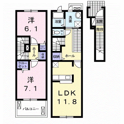 レスペヘリオスＢ 206【管理NO：1-017169502-02050】 ★家具家電は申し込み後に搬入します★ ★2026年11月中旬入居可能★の物件画像