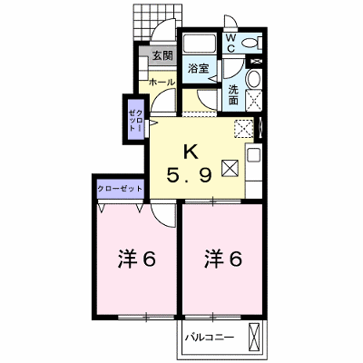 アンソレイエ 102【管理NO：1-012546701-01020】 ★家具家電は申し込み後に搬入します★ ★2026年12月中旬入居可能★の物件画像