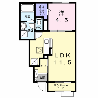 大洋ハウス 102【管理NO：1-028651101-01020】 ★家具家電は申し込み後に搬入します★ ★2027年02月中旬入居可能★の物件画像