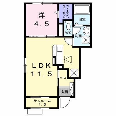 大洋ハウス 101【管理NO：1-028651101-01010】 ★家具家電は申し込み後に搬入します★ ★2027年02月中旬入居可能★の物件画像