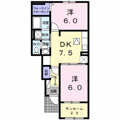 ウィステリア　ヴィラⅢ 103【管理NO：1-023911901-01030】 ★家具家電は申し込み後に搬入します★ ★2026年11月中旬入居可能★の物件画像