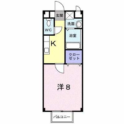 レコルト帖佐 202【管理NO：1-014617401-02020】 ★家具家電は申し込み後に搬入します★ ★2026年11月中旬入居可能★の物件画像