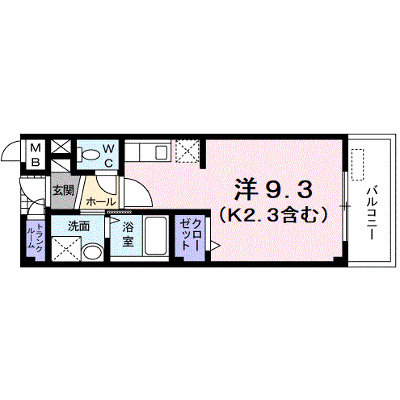 バルビゾンⅠ 302【管理NO：1-015220801-03020】 ★家具家電は申し込み後に搬入します★ ★2026年10月下旬入居可能★の物件画像