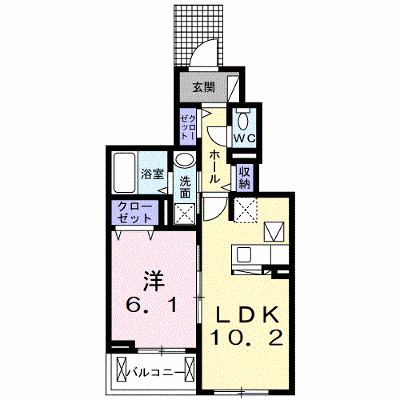 カルム　ヴィラージュ 102【管理NO：1-027549401-01020】 ★家具家電は申し込み後に搬入します★ ★2026年11月中旬入居可能★の物件画像