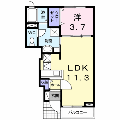 ベルグ若松 103【管理NO：1-016331601-01030】 ★家具家電は申し込み後に搬入します★ ★2026年11月上旬入居可能★の物件画像