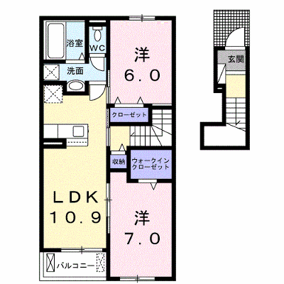 モン・ゾーレ 204【管理NO：1-026650901-02040】 ★家具家電は申し込み後に搬入します★の物件画像