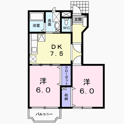 アンソレイエ　Ａ 103【管理NO：1-012507201-01030】 ★家具家電は申し込み後に搬入します★ ★2026年11月上旬入居可能★の物件画像