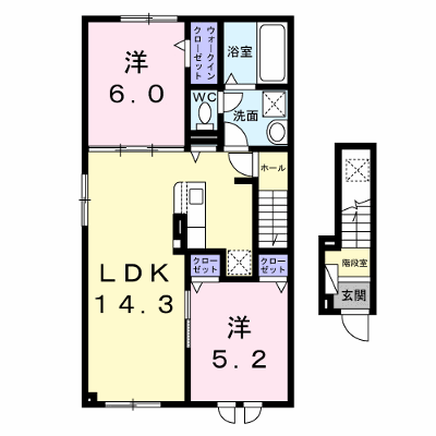 ルチェ　ソラーレ 201【管理NO：1-027720601-02010】 ★家具家電は申し込み後に搬入します★ ★2026年11月中旬入居可能★の物件画像