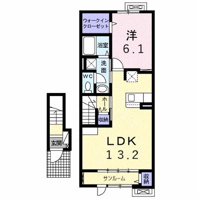 アルソーレ 203【管理NO：1-028643801-02030】 ★家具家電は申し込み後に搬入します★ ★2027年03月上旬入居可能★の物件画像