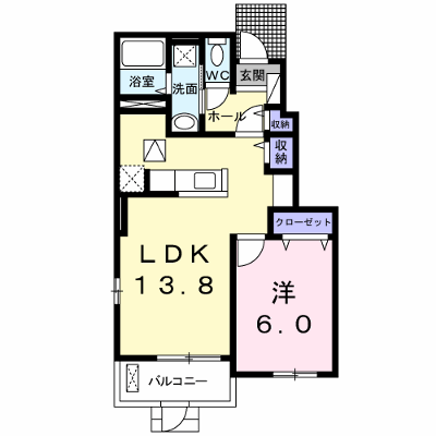 エレガンス　Ｂ 105【管理NO：1-018451102-01040】 ★家具家電は申し込み後に搬入します★ ★2026年11月中旬入居可能★の物件画像