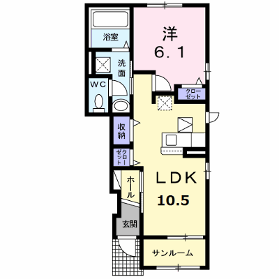 ルーチェ 107【管理NO：1-025112901-01060】 ★家具家電は申し込み後に搬入します★ ★2026年11月下旬入居可能★の物件画像