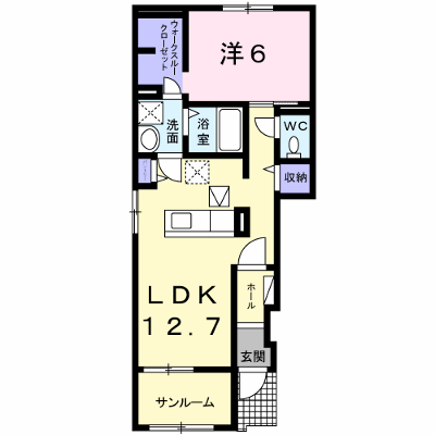 ハイツ幸栄　Ｂ 101【管理NO：1-023973402-01010】 ★家具家電は申し込み後に搬入します★ ★2026年11月中旬入居可能★の物件画像