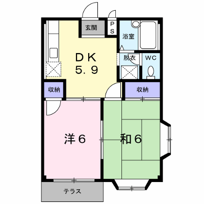 エルディム東ⅡＢ 101【管理NO：1-004730302-01010】 ★家具家電は申し込み後に搬入します★ ★2026年11月上旬入居可能★の物件画像
