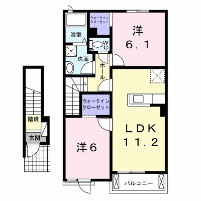 エアリー　ヴィラ　Ａ 202【管理NO：1-019100701-02020】 ★家具家電は申し込み後に搬入します★ ★2026年11月中旬入居可能★の物件画像