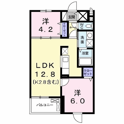 ベルプレーヌ 202【管理NO：1-019349801-02020】 ★家具家電は申し込み後に搬入します★ ★2026年10月下旬入居可能★の物件画像
