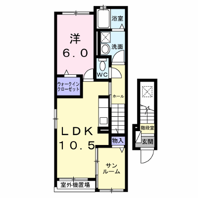 サントゥール 201【管理NO：1-028847401-02010】 ★家具家電は申し込み後に搬入します★ ★2027年01月下旬入居可能★の物件画像